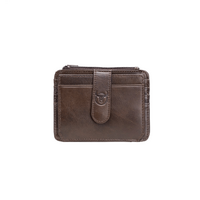 Δερμάτινο πορτοφόλι καρτοθήκη Bull Captain KB 00 καφέ