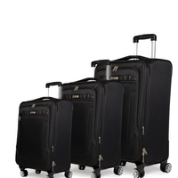 Βαλίτσες trolley (σετ 3 τεμαχίων) Cardinal 3300 μαύρη