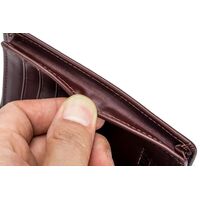 Δερμάτινο πορτοφόλι Bull Captain QB-027 καφέ