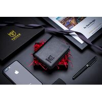 Δερμάτινο πορτοφόλι Bull Captain QB-027 μαύρο