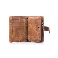 Δερμάτινο πορτοφόλι Bull Captain QB-V 01 καφέ ανοιχτό