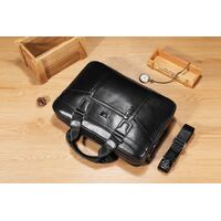 Δερμάτινος χαρτοφύλακας Bull Captain GWB-055 μαύρο