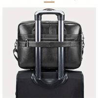 Δερμάτινος χαρτοφύλακας Bull Captain GWB-055 μαύρο