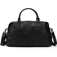 Σακ Βουαγιάζ Δερμάτινο AMBER Μαύρο AM4003