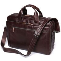 Δερμάτινος χαρτοφύλακας Cardinal 9207 red coffee