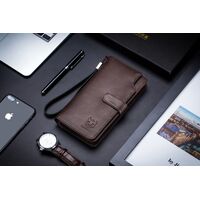 Δερμάτινο πορτοφόλι Bull Captain SNB-028 καφέ