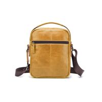 Δερμάτινο τσαντάκι ώμου Bull Captain  DJB 040 καφέ