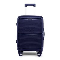 Σετ 3 Βαλίτσες με Προέκταση AMBER Μπλε AM1006