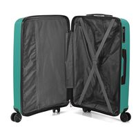 Σετ 3 Βαλίτσες με Προέκταση BENZI Πετρόλ BZ5710