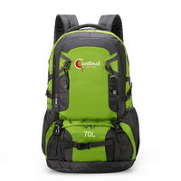 Σακίδιο πλάτης ορειβατικό Ταξιδιού Cardinal 856 70L πράσινο