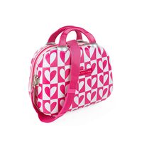 Beauty Case AGATHA RUIZ DE LA PRADA Pink/White Hearts 134235-01