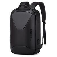 Δερμάτινο Σακίδιο πλάτης 21L Laptop 15,6” Bange 6621 μαύρο