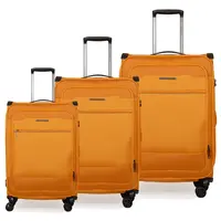 Βαλίτσες Υφασμάτινες σετ τριάδα Newcom N1510 orange
