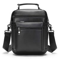 Ανδρική Δερματίνη Τσάντα Ώμου Cardinal 6156 μαύρο