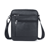 Τσαντάκι Ώμου Δερμάτινο Μαύρο Cardinal 7604