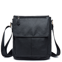 Τσαντάκι Ώμου Δερμάτινο Μαύρο Cardinal 819