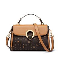 Δερμάτινη Γυναικεία Τσάντα PVC Χειρός/Ώμου Foxer 9111018F καφέ