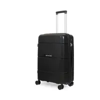 Βαλίτσα μεσαία με 4 ρόδες Newcom (PP) N1595/60 μαύρο