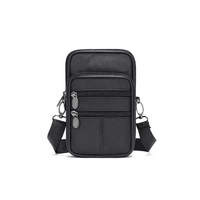 Δερμάτινο τσαντάκι ώμου Cardinal 3103 black