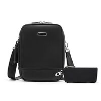 Τσαντάκι ώμου χιαστί Premium Collection Bange QD751 μαύρο