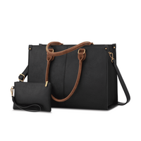 Γυναικείο σετ τσάντας ώμου/χειρος φορητού υπολογιστή Lovevook 15,6'' WB2035 black/brown