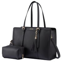 Γυναικείο σετ τσάντας ώμου/χειρός φορητού υπολογιστή Lovevook 15,6'' WB2038 black