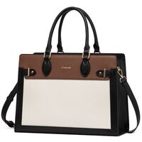 Γυναικεία τσάντα ώμου φορητού υπολογιστή Lovevook 15,6'' WB3183 beige/brown