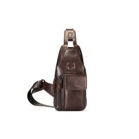 Δερμάτινη Τσάντα Στήθους Bull Captain XB 018 καφέ