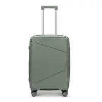 Βαλίτσα Καμπίνας Με Προέκταση AMBER (55x38x20-25cm) Λαδί AM1018