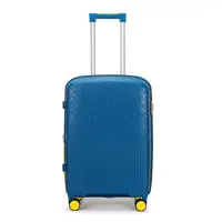 Βαλίτσα Καμπίνας Με Προέκταση AMBER (55x38x20-25cm) Μπλε AM1017