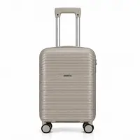 Βαλίτσα Καμπίνας Με Προέκταση AMBER AM1020 (55x35x22-27 cm) Μπεζ