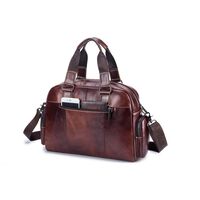 Δερμάτινος χαρτοφύλακας Bull Captain GWB-047 καφέ