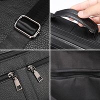 Δερμάτινος μικρός χαρτοφύλακας/Τσαντάκι Ώμου Cardinal 6015 μαύρο