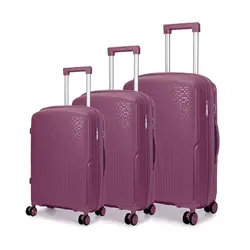 Σετ 3 Βαλίτσες με Προέκταση AMBER Purple AM1017