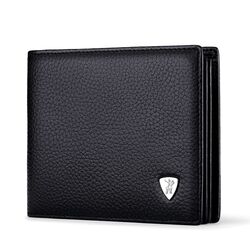 Δερμάτινο Ανδρικό πορτοφόλι William Polo 213 black