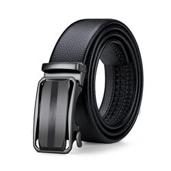 Ανδρική Ζώνη Δερμάτινη William Polo P24PD μαύρο - 1-10cm