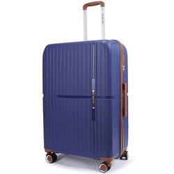Βαλίτσα σκληρή μεγάλη Newcom N1596 (PP) 76x29x49 cm μπλε