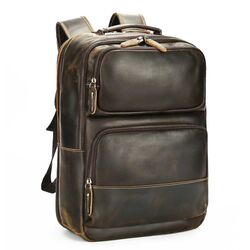 Δερμάτινο σακίδιο πλάτης Cardinal 21 L 2329 coffee