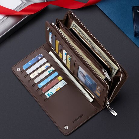 Δερμάτινο Ανδρικό πορτοφόλι William Polo 219 brown