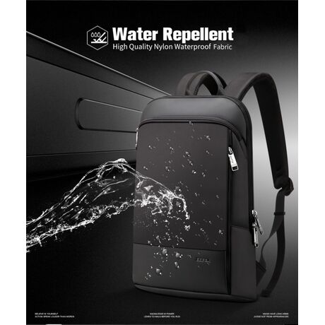 Σακίδιο πλάτης Αντικλεπτικό 16L Laptop 17” Bopai 61-85011 μαύρο