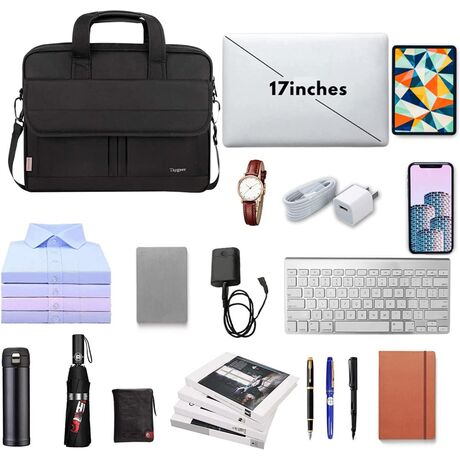 Υφασμάτινος Χαρτοφύλακας Taygeer 17   laptop 21L 1073 μαύρο