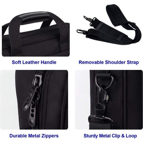 Υφασμάτινος Χαρτοφύλακας Taygeer 15,6  laptop 9,6L 1073 μαύρο