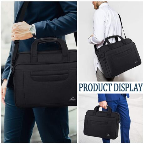 Υφασμάτινος Χαρτοφύλακας Matein 15,6  laptop 12L 1106 μαύρο