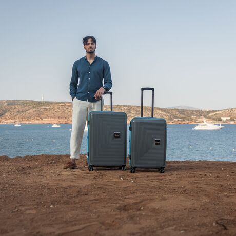 Βαλίτσα trolley Επεκτάσιμη Anniversary Cardinal (PP) μεσαία/μεγάλη 2015/60/70 cm γκρί