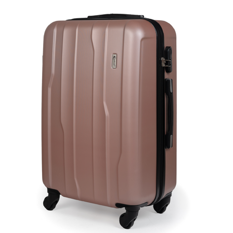 Βαλίτσα trolley Cardinal μεγάλη 2012/70cm ροζ χρυσό