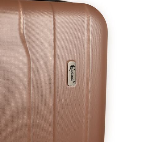 Βαλίτσα trolley Cardinal μεσαία 2012/60cm ροζ χρυσό