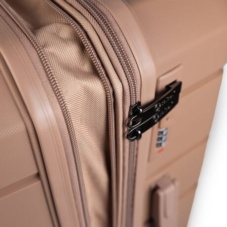 Βαλίτσα trolley Επεκτάσιμη Elusive Cardinal (PP) μικρή μεσαία 2016 50/60 cm ροζ χρυσό