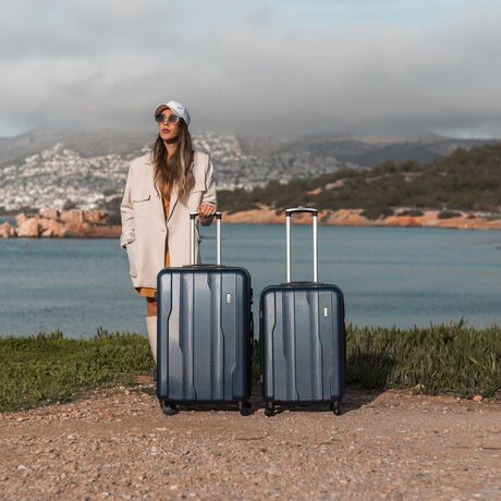 Βαλίτσα trolley Cardinal μεσαία/μεγάλη 2012/60/70 cm σκούρο μπλέ