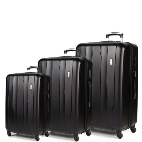 Βαλίτσες trolley (σέτ 3 τεμαχίων) Cardinal 2012 μαύρη
