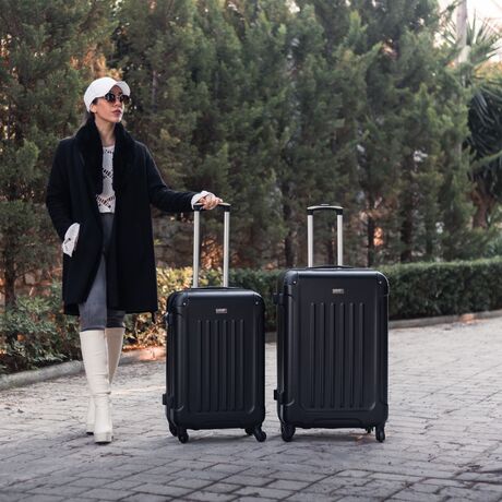 Βαλίτσα trolley Cardinal μεσαία/μεγάλη 2013/60/70 cm μαύρη